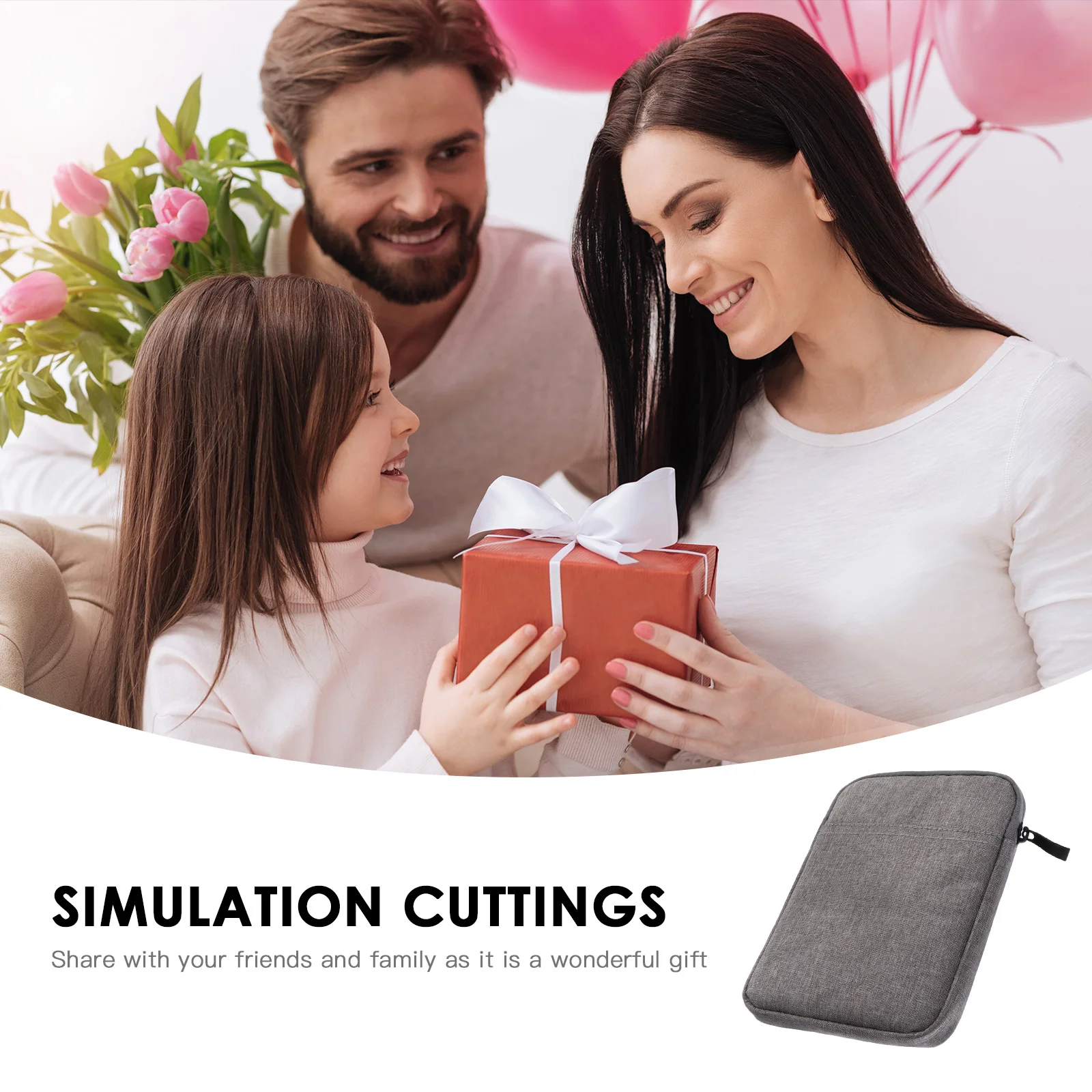 

1Pcs 6in E-Reader Protective Cover Premium Material Durable Collision Damage Prevention Store Phone Headset E-Book Cover