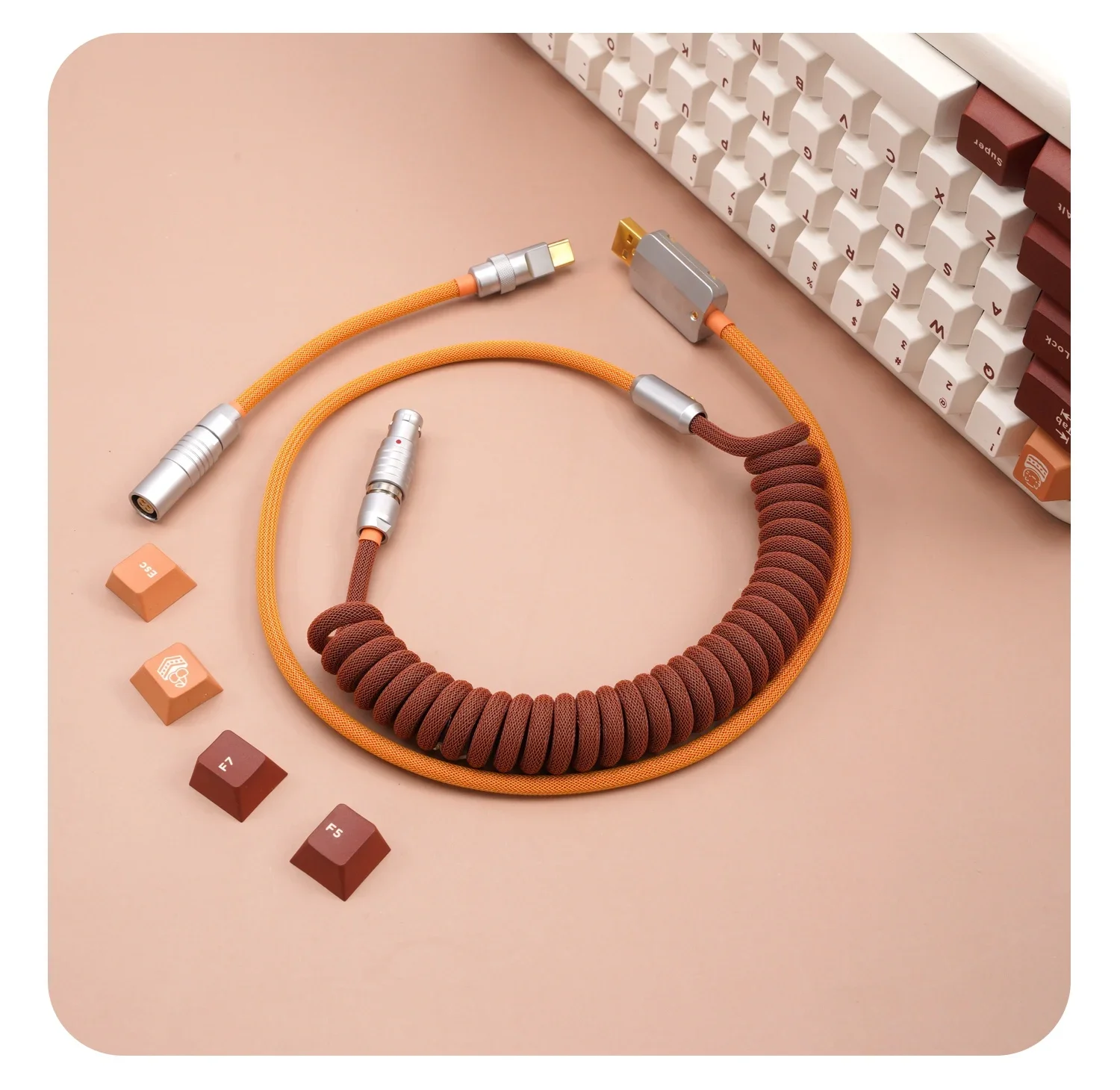 Linha de dados de teclado mecânico personalizado manual GeekCable GMK tema SP linha de tampa de chave