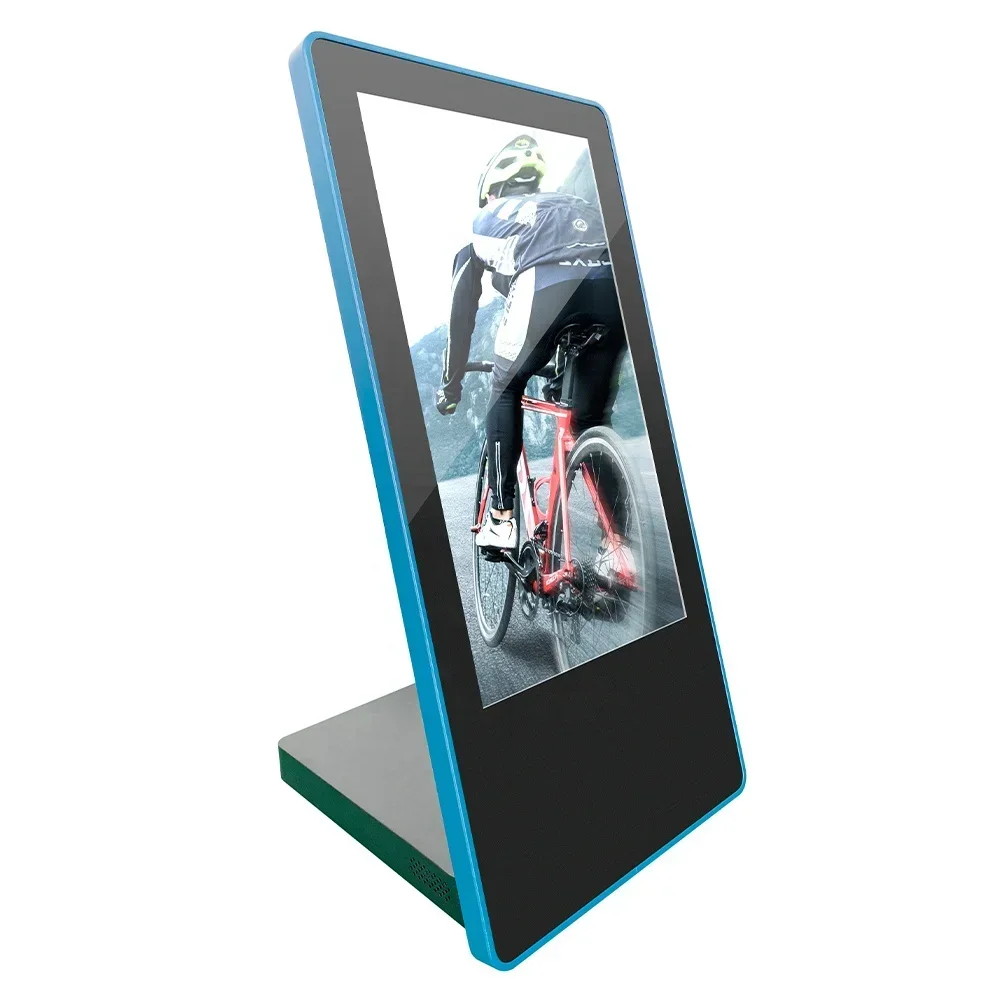 VISIGN Countertop small size touch screen kiosks advertising LCD HD display  21.5 inch capacitive touch digital signage