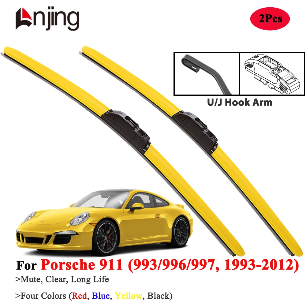 

LNJING Wiper Blades For Porsche 911 993 996 997 1993-2012