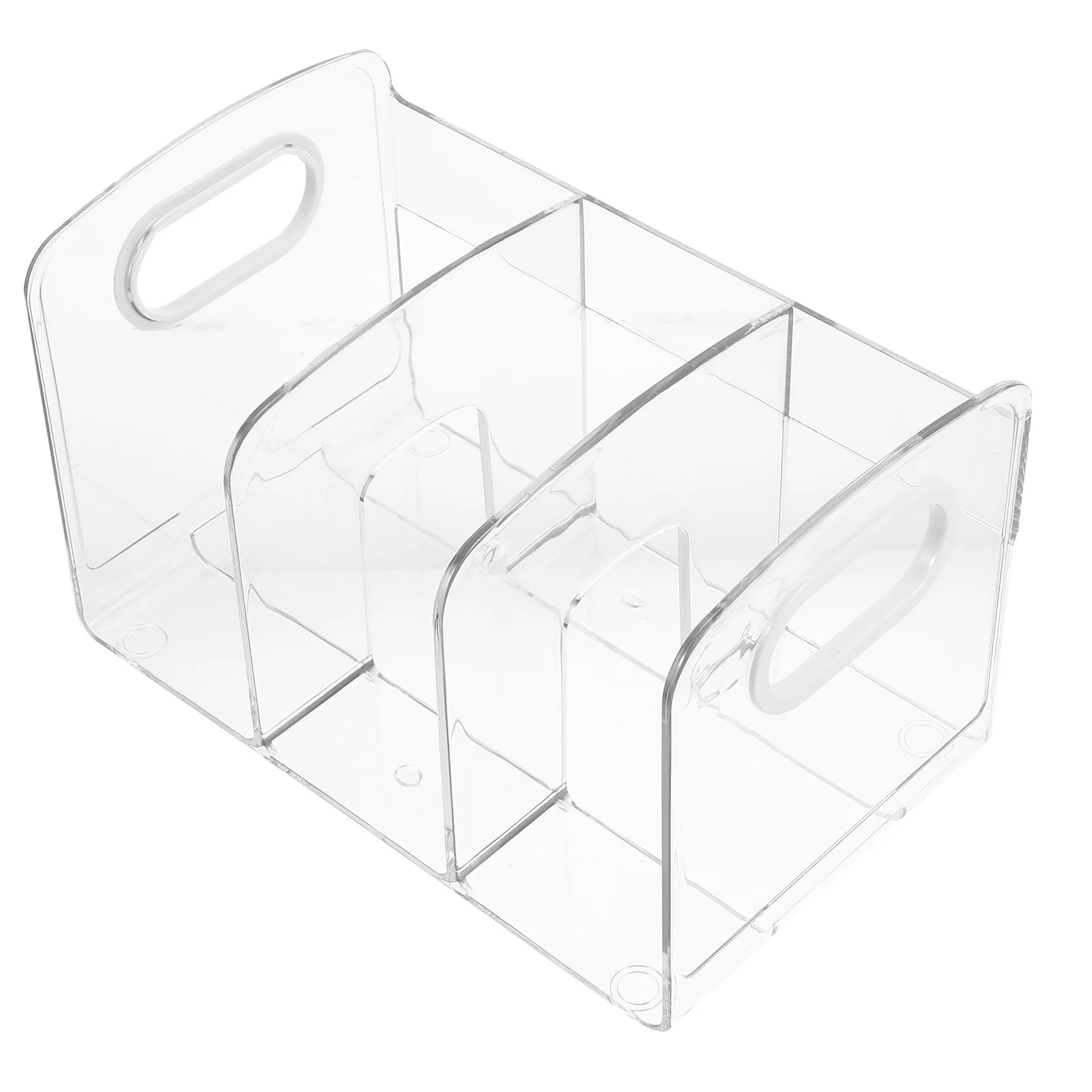 حامل كتب بلاستيكي مزخرف، تصميم بسيط، حامل ملفات منظم للكتب المكتبي متعدد الوظائف #4