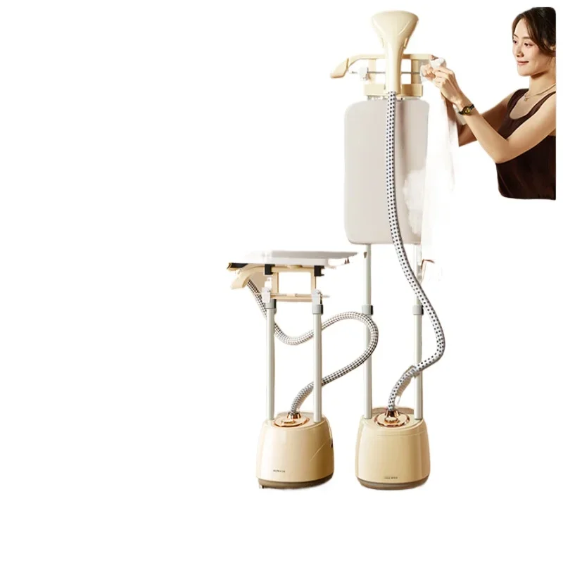 Hanging iron Household double rod ironing machine Vertical large capacity ironing clothes Steam iron