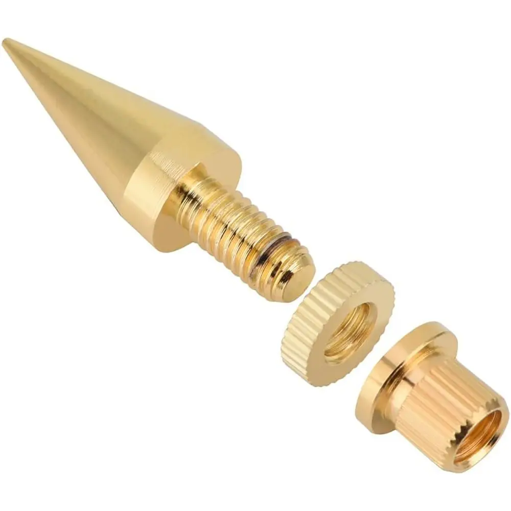 Isolation Stand Copper Speaker Spikes M6*36 Gold Black Copper Isolation Stand Base Pad Feet DVD Player