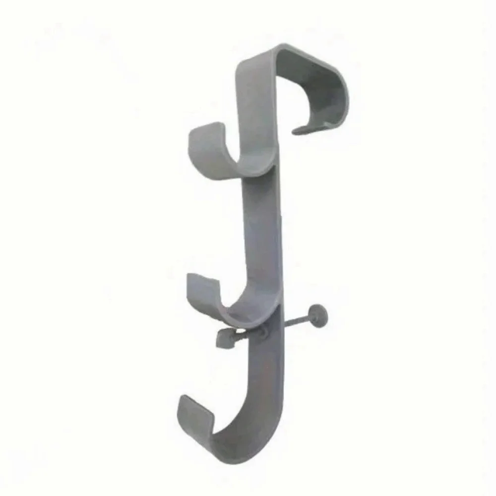 Adjustable Pool Pole Bracket Clothing Hanging Plastic Pool Hook Holder Multi-functional Telescopic Pole Hanger