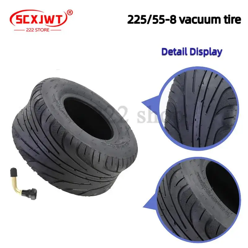 

8-inch vacuum tire 225/55-8 (18x9.50-8), suitable for electric beach bike modification accessories