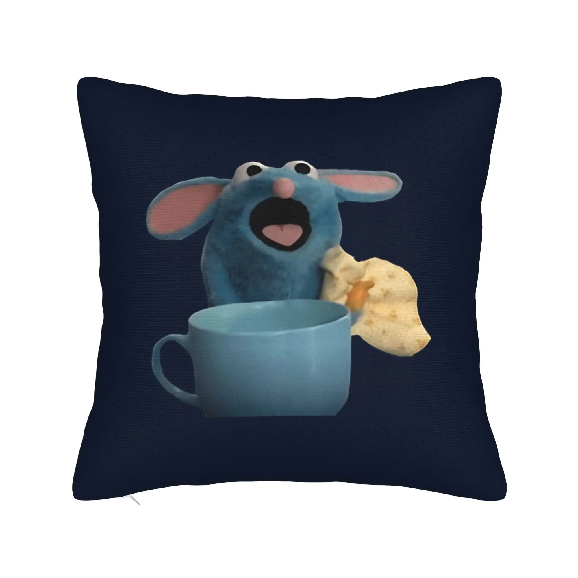 Pillow Case Tutter- B-Bear In The Big Blue House Comfy  Pillow Cover For Sofa Car Home Decor Novelty Pillowcases