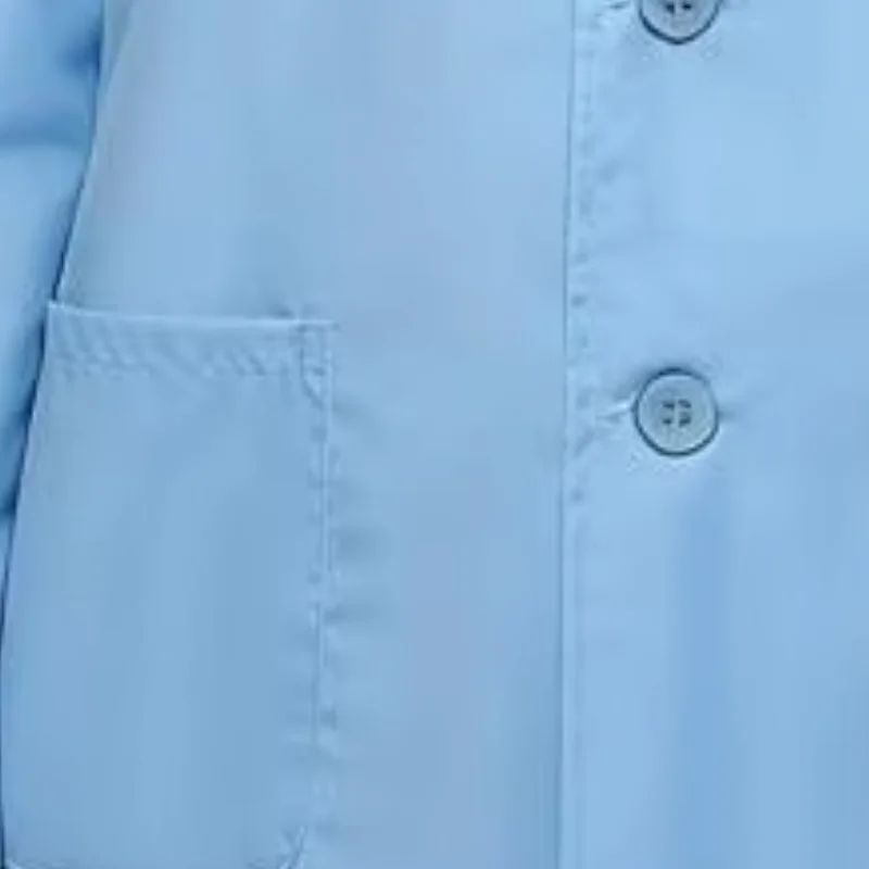 Comfortable Chef Top Short Sleeve Front Easy Wear Unisex Chef Clothing Soft Fabric Professional Shirt Nursing Workwear