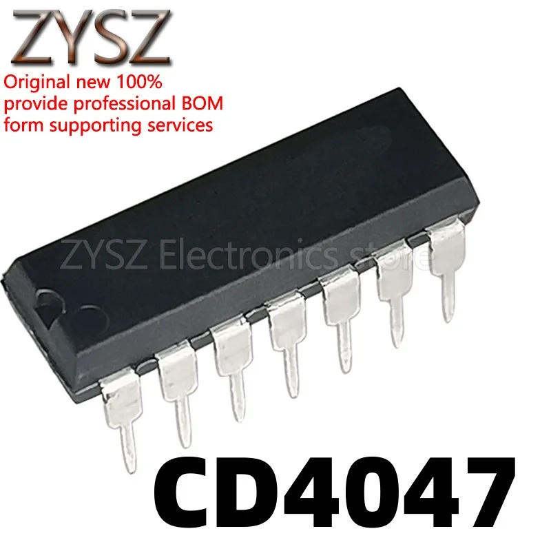 1PCS  CD4047 CD4047BE logic - multi-frequency oscillator DIP14 direct insertion