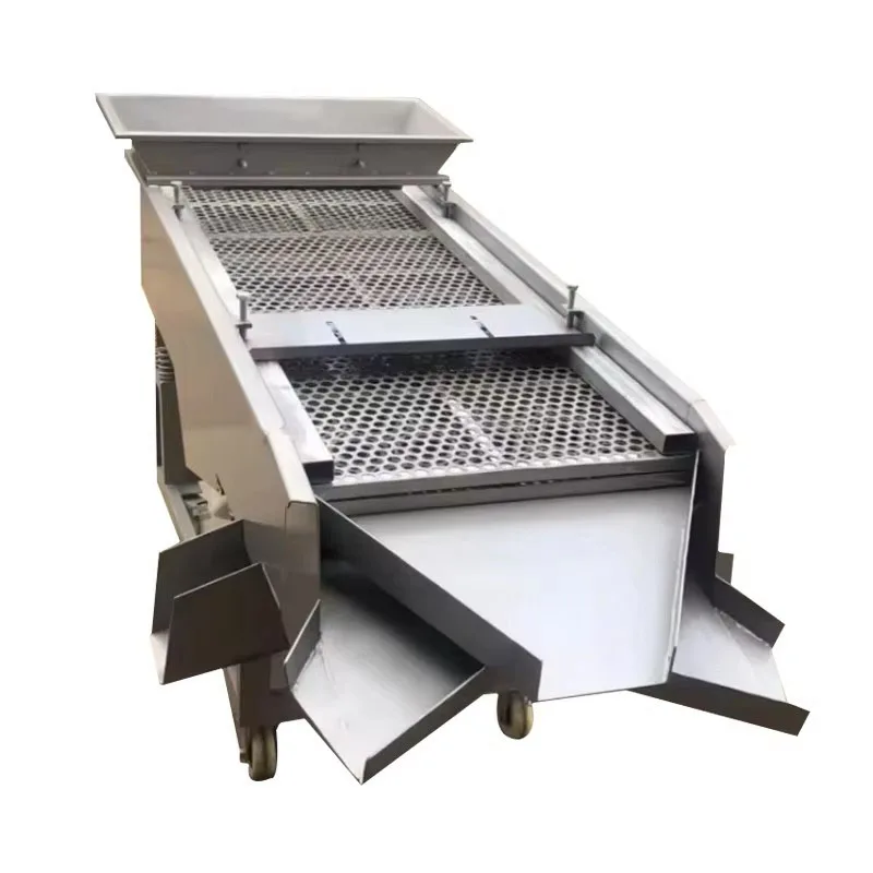 Vibration Screen Three Layer 60 150cm Stainless Steel Linear Screening Machine for Industrial Use