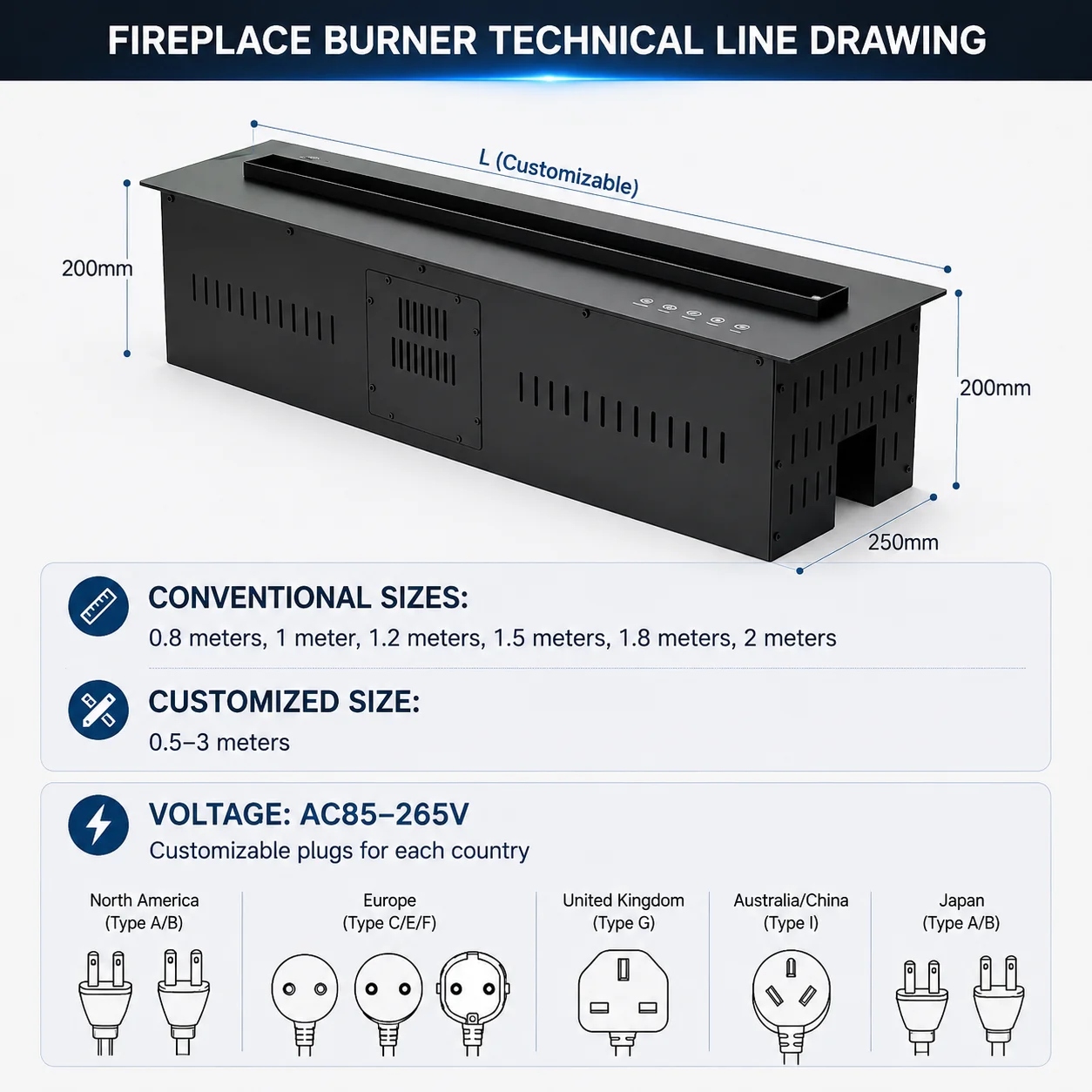 Safe No Heat Water Vapor Electric Fireplace With Realistic 3D Flame Effect For Indoor Home Decoration