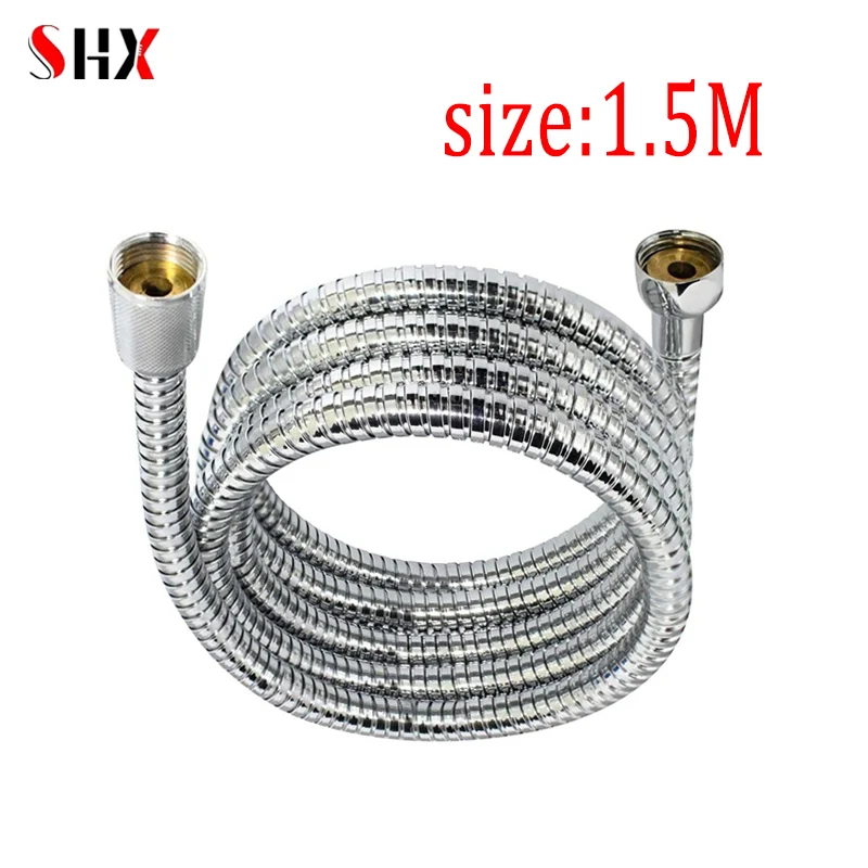 International Standard General 1.5 or 2M Shower Hose Bathroom Water Heater Explosion Proof Sprinkler Stainless Steel Shower Hose