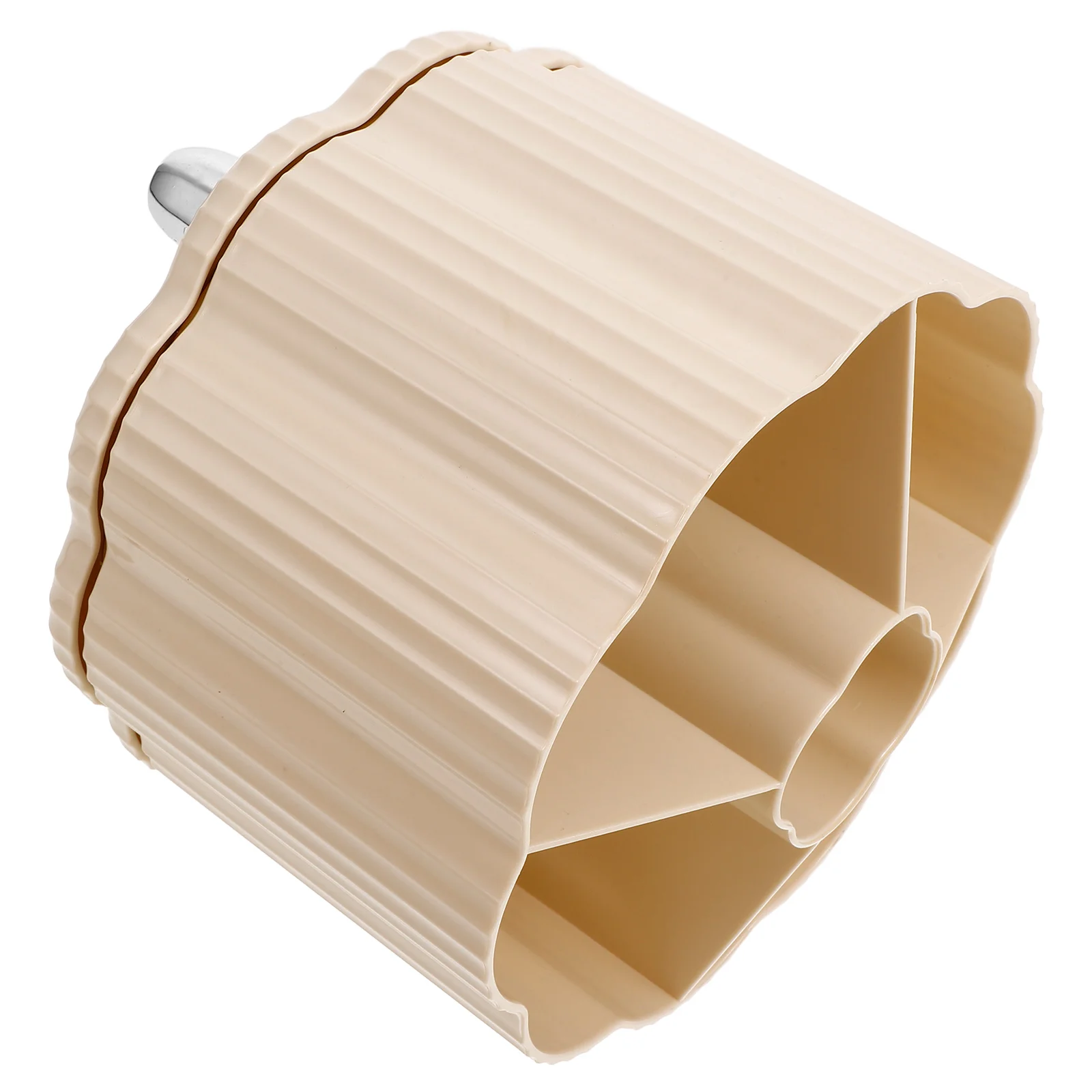 

Rotating Pen Holder Vanity ganizer Makeup Brush Storage Desktop Container Acrylic Countertop Travel Portable Compact