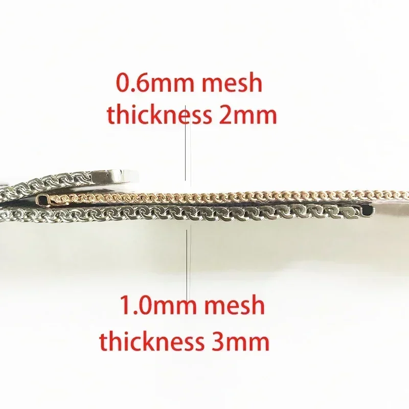 18/20/22/24mm 1.0mm Shark Mesh Steel Strap for Samsung Watch6/5/4 Bracelet for Huawei Watch GT4/3 Sport Quick Release Wrist Band