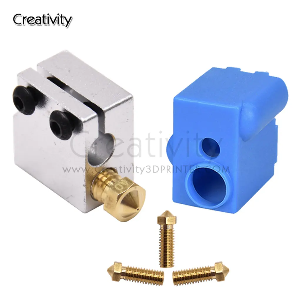 Silicone Socks for Sidewinder X1 Heater Block 0.4mm Volcano Nozzle Kit Hotend Extruder Artillery  Sidewinder X1 Heatblock Cover