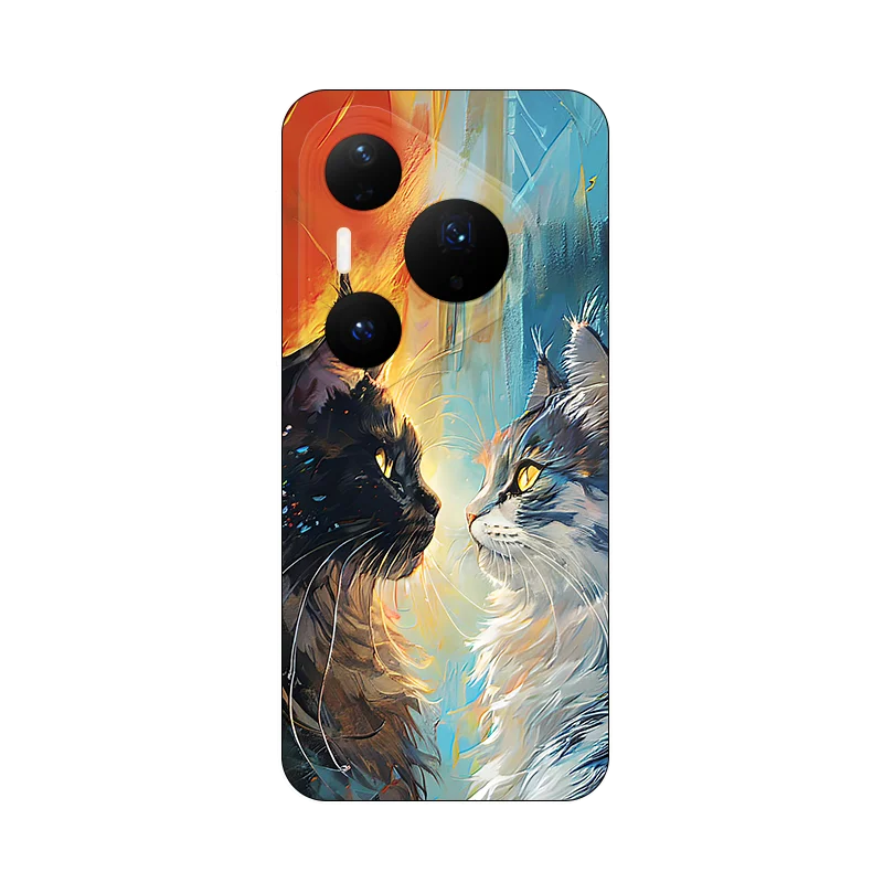 Para Huawei Pura 80 Pro funda de teléfono Panda silicona suave protección completa contraportada para Huawei Pura 80 Ultra 80Pro + Fundas Pura80