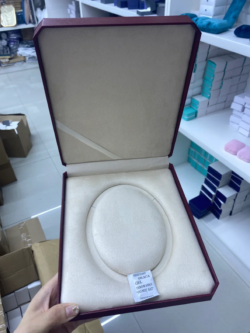High-End Pearl And Jade Necklace Jewelry Box Gift Packaging Mommy Chain Photo Prop Display Box Fashionable Accessory Storage
