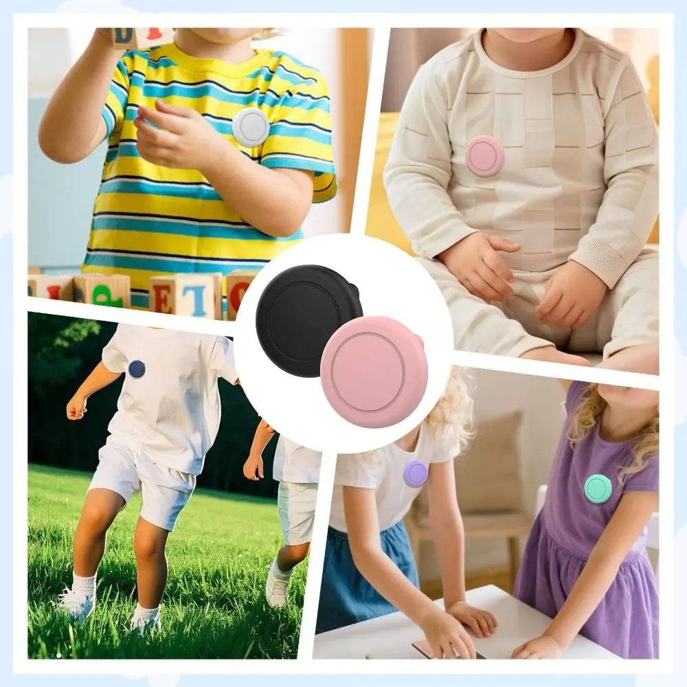 Silikonowe etui na lokalizator z niewidocznym pinem, ozdobny, wodoodporny uchwyt na lokalizator zapobiegający zgubieniu dla AirTag