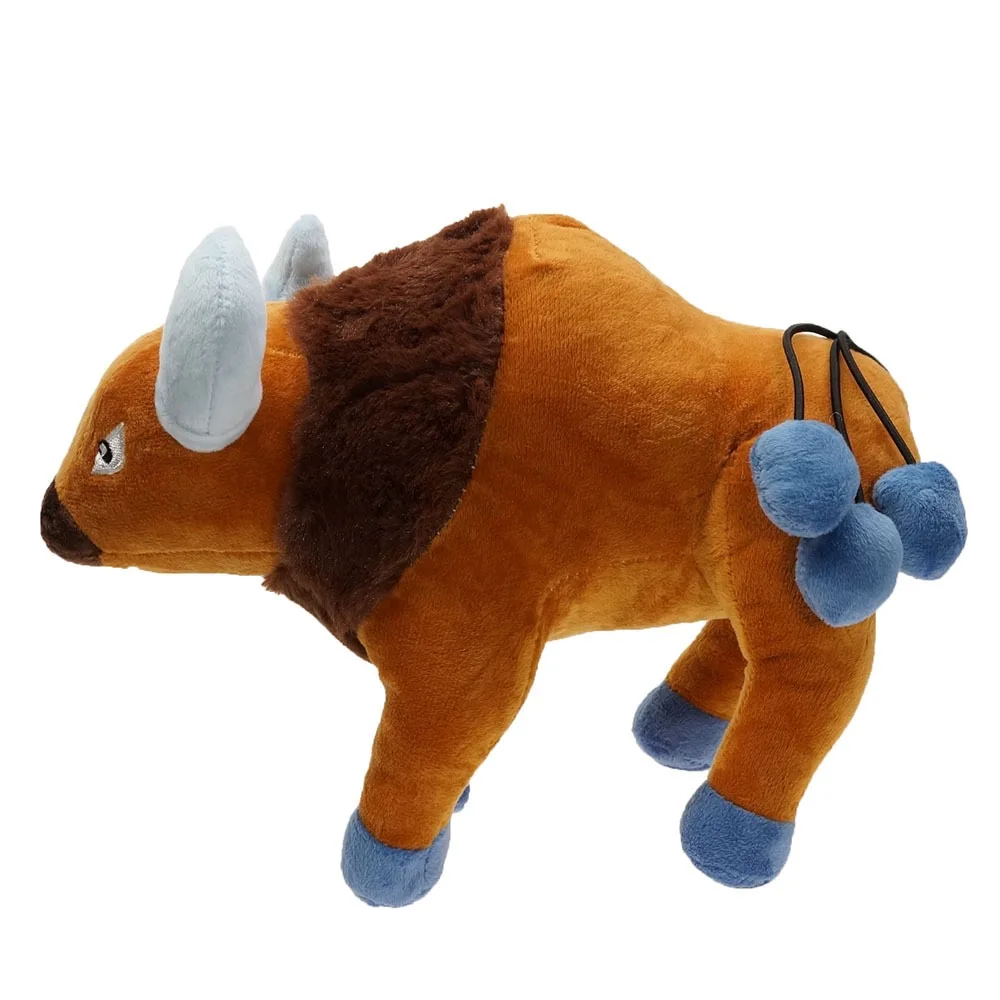 28cm Tauros Pokémon Plüschfigur, Wütender Stier Kuscheltier, Weiches Stofftier, Sammlerstück Geschenk für Kinder, Anime-Kreatur – Detail 3