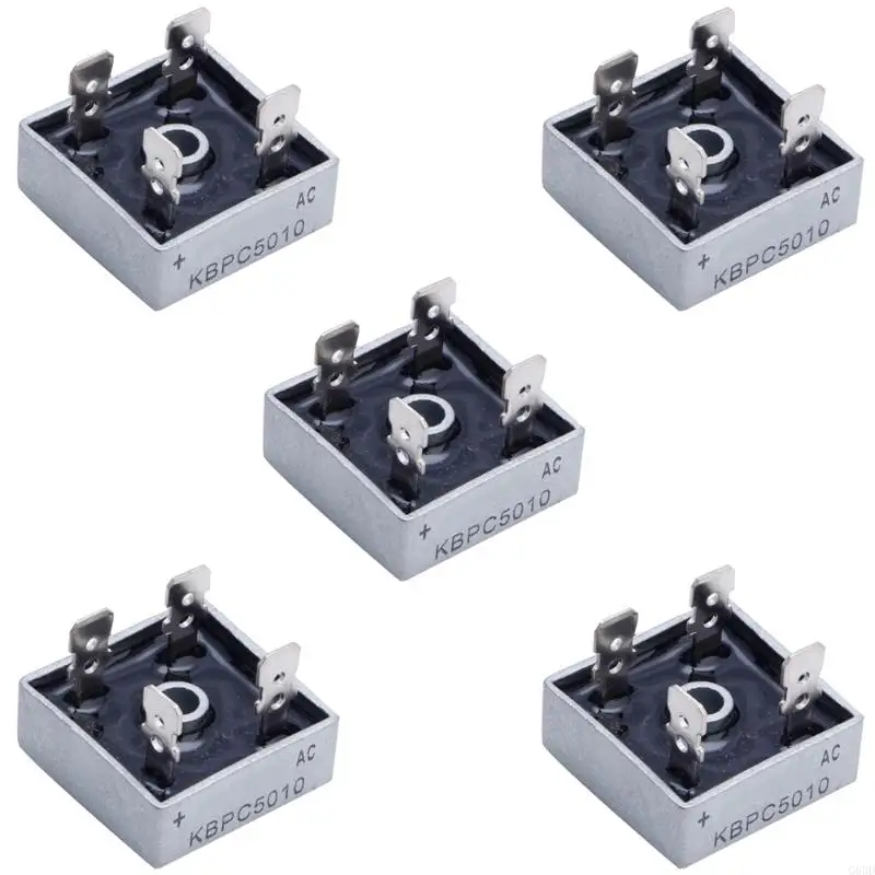 G6DD 5 X KBPC5010 1000V 50A kim loại cho trường hợp 4 pin