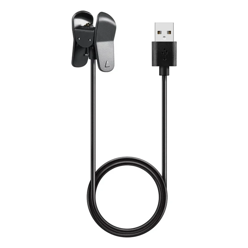 1M Length USB Data Charger Cable For Garmin Vivosmart 3 4 Smart Watch Data Cable Clip Cord Fast Charging Cable