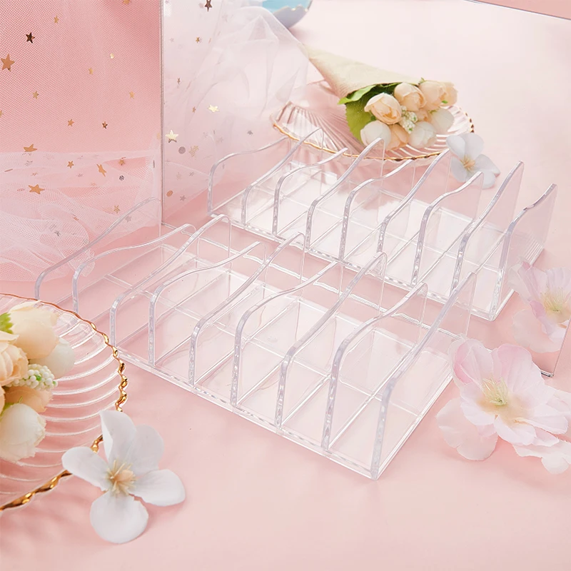 1Pc Eyeshadow Palette Organizer Eyepowder Storage Tray Cosmetics Rack Makeup Tools Compartment Holder For Women