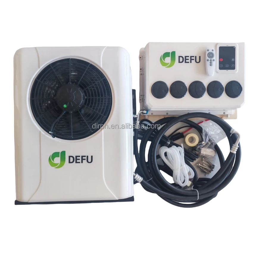 

Tractor Van Electric Ac Compressor 24v Dc Cooler 12 Volt Truck air Conditioning 12v air Conditioner