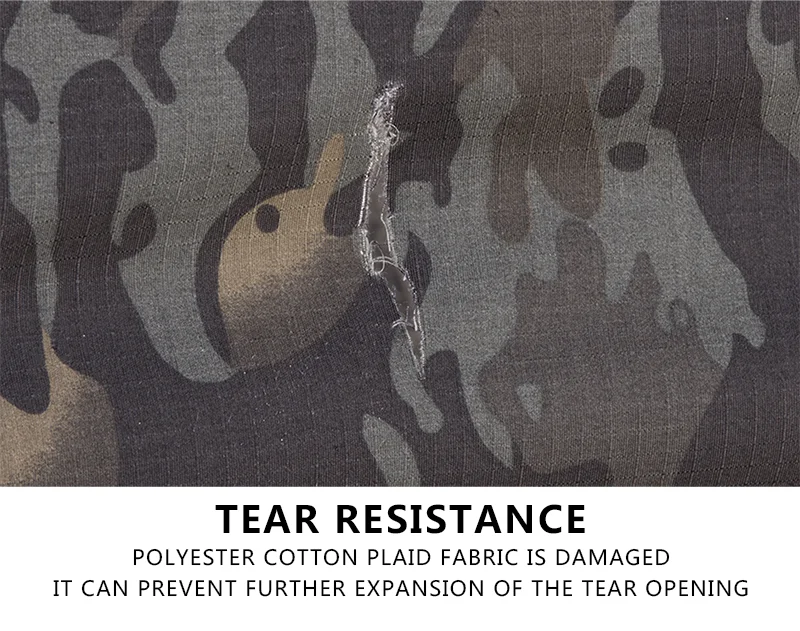 Taktische Uniform Camo Multicam Shirts Cargohose Herren Scharfschützen-Jagdkleidung Kampf-Militär-Armee-Trainingsanzüge Verschleißfest – Detail 21
