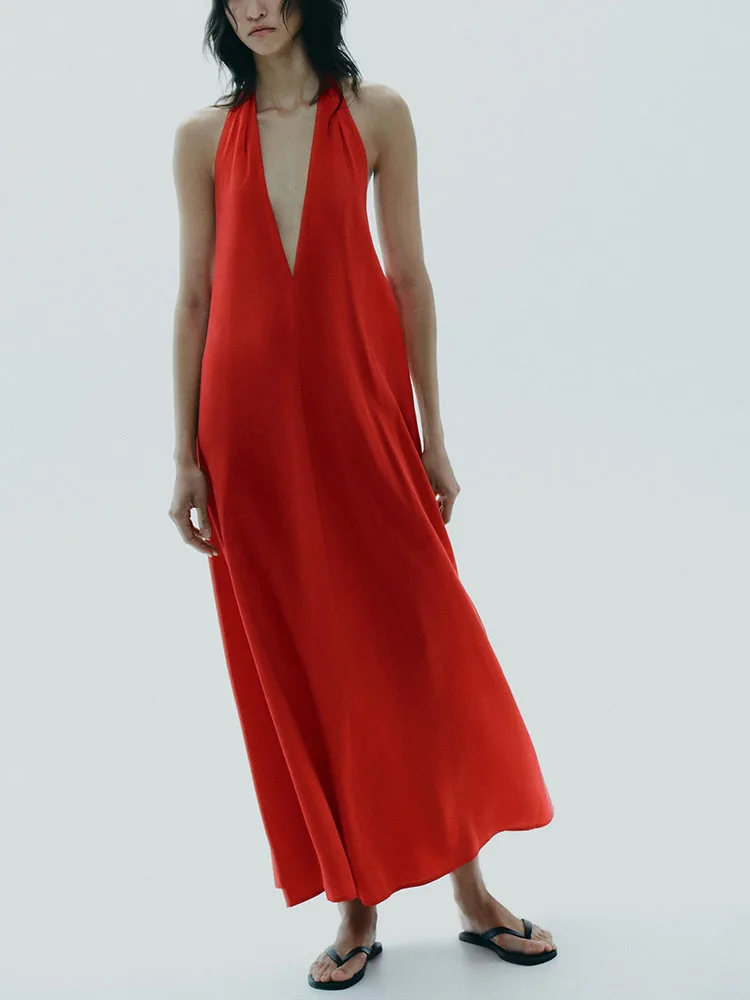 Novo outono feminino dr elely scela com nó ne pendurado saia midi faionable e sli