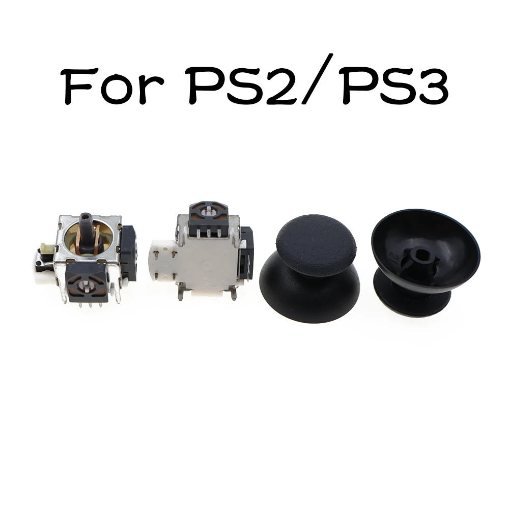 PS2 PS3 PS4 Pro PS5 3D 아날로그 조이스틱 센서 모듈 교체용 NGC Xbox 360 One 컨트롤러 썸스틱 캡