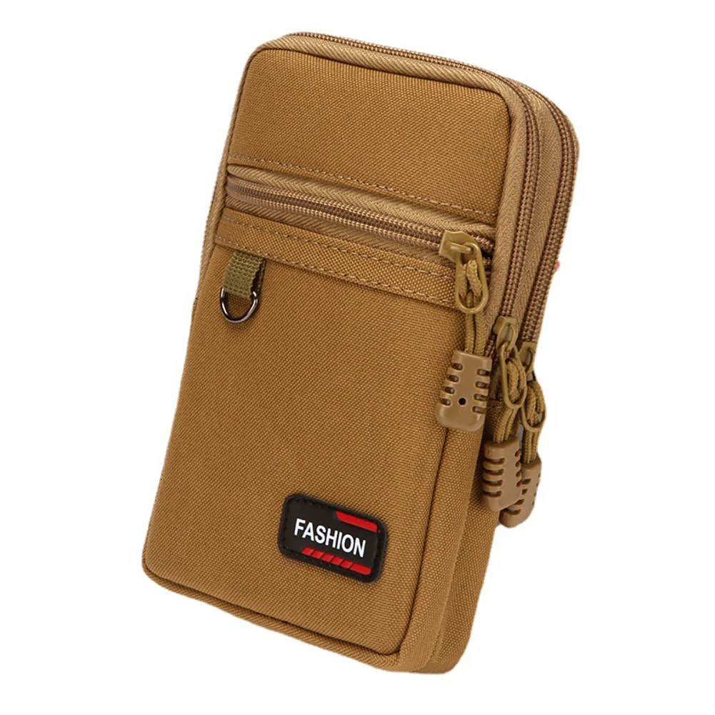 7 Inch Phone Pouch Belt Waist Bag Wear-resistant Lightweight for Outdoor Camping Hunting Portable Coin Phone Organizer Bag