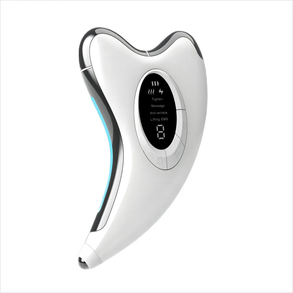 

Facial Massage Roller Electric USB Rechargeable Facial Scraping Body Guasha Massager Shaping V Face Wrinkle Remover for Face