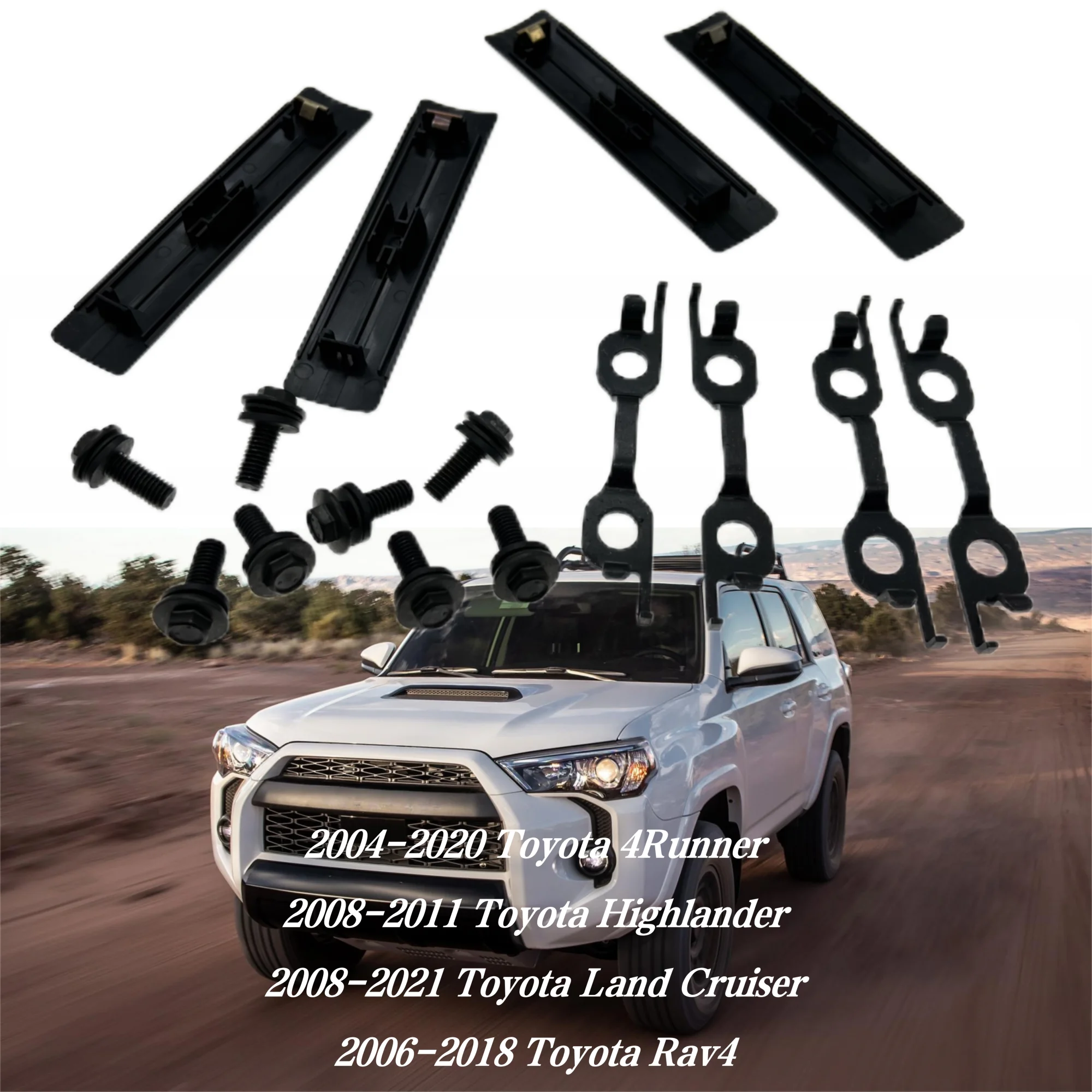 

Roof Rack Removal Delete KIT for Toyota 4Runner Highlander Rav4 Land Cruiser Replace 75596-35030 63185-42020 90119-08C47