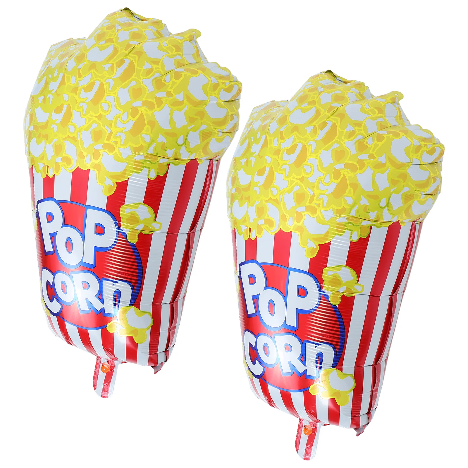 2 Stuks Popcorn Thema Folie Ballon Levendige Film Night Party Decoratie Benodigdheden Popcorn Decoraties Halloween Ballons