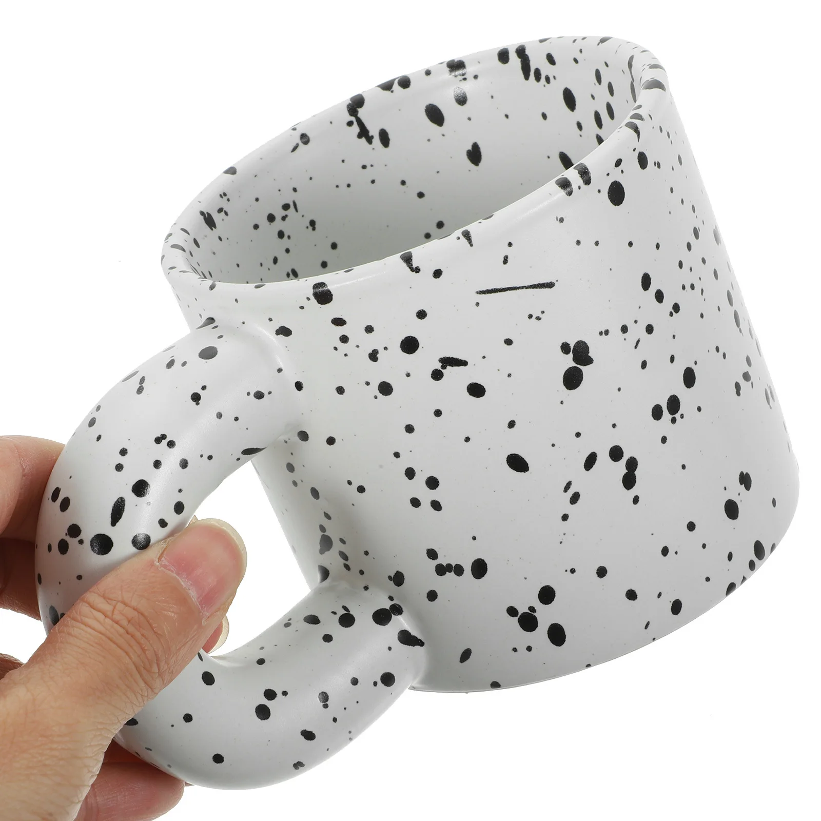 

Ceramic Spotty Coffee Mug Nordic Style Chunky Mug for Home Office Tea Latte Creative Cup Ceramic Tea Cup Coffee Mugs for Friends