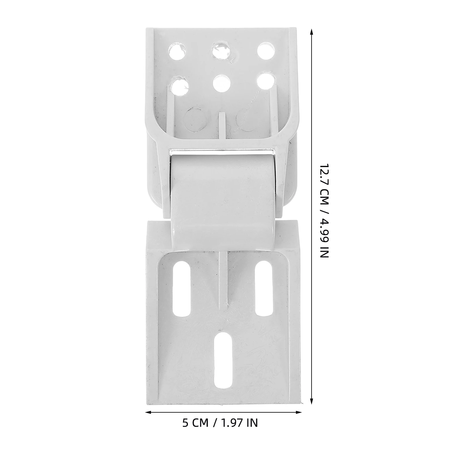 2 قطعة استبدال مفصل الثلاجة 95 ° 110 ° ملحقات الأبواب القابلة للطي، مفصلات أرجوحة الثلاجة، بلاستيك صغير عالمي #3