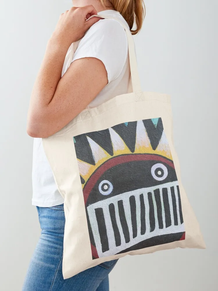 

Boognish on Turquoise Tote Bag eco bag folding reusable grocery bags foldable reusable bag Big