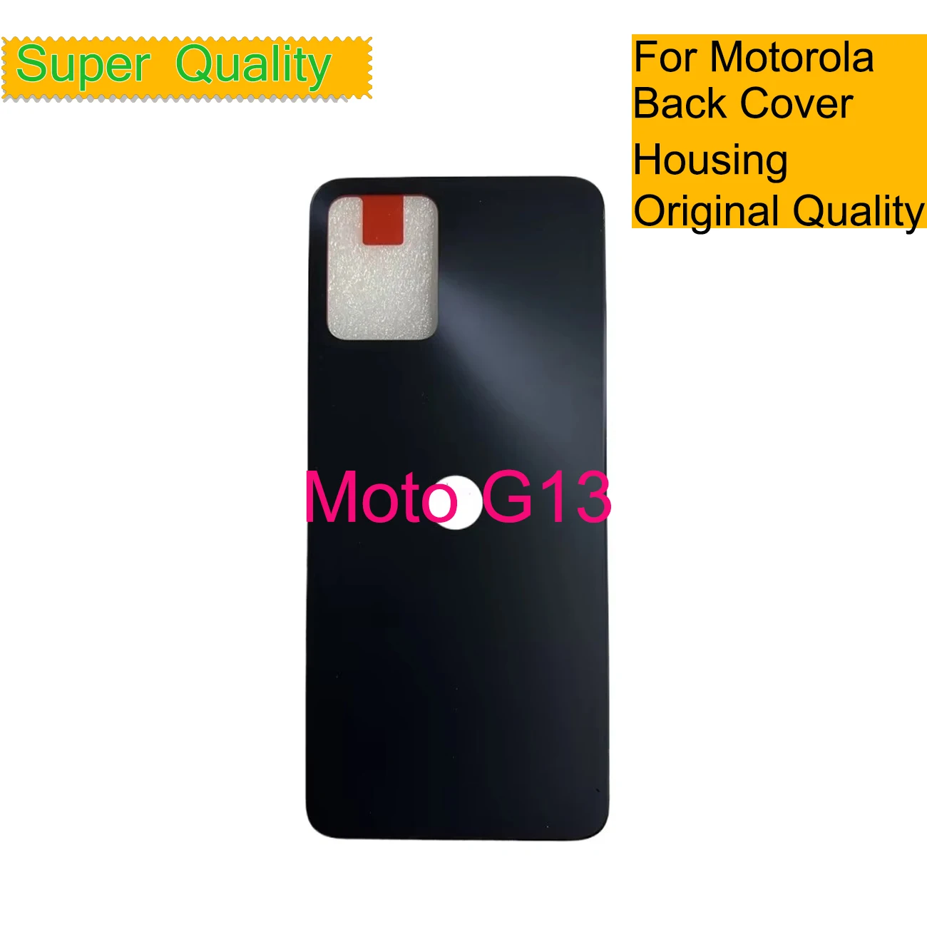 

10Pcs/Lot For Motorola Moto G13 Battery Cover Housing Back Cover Case Rear Door Chassis Shell Replacement