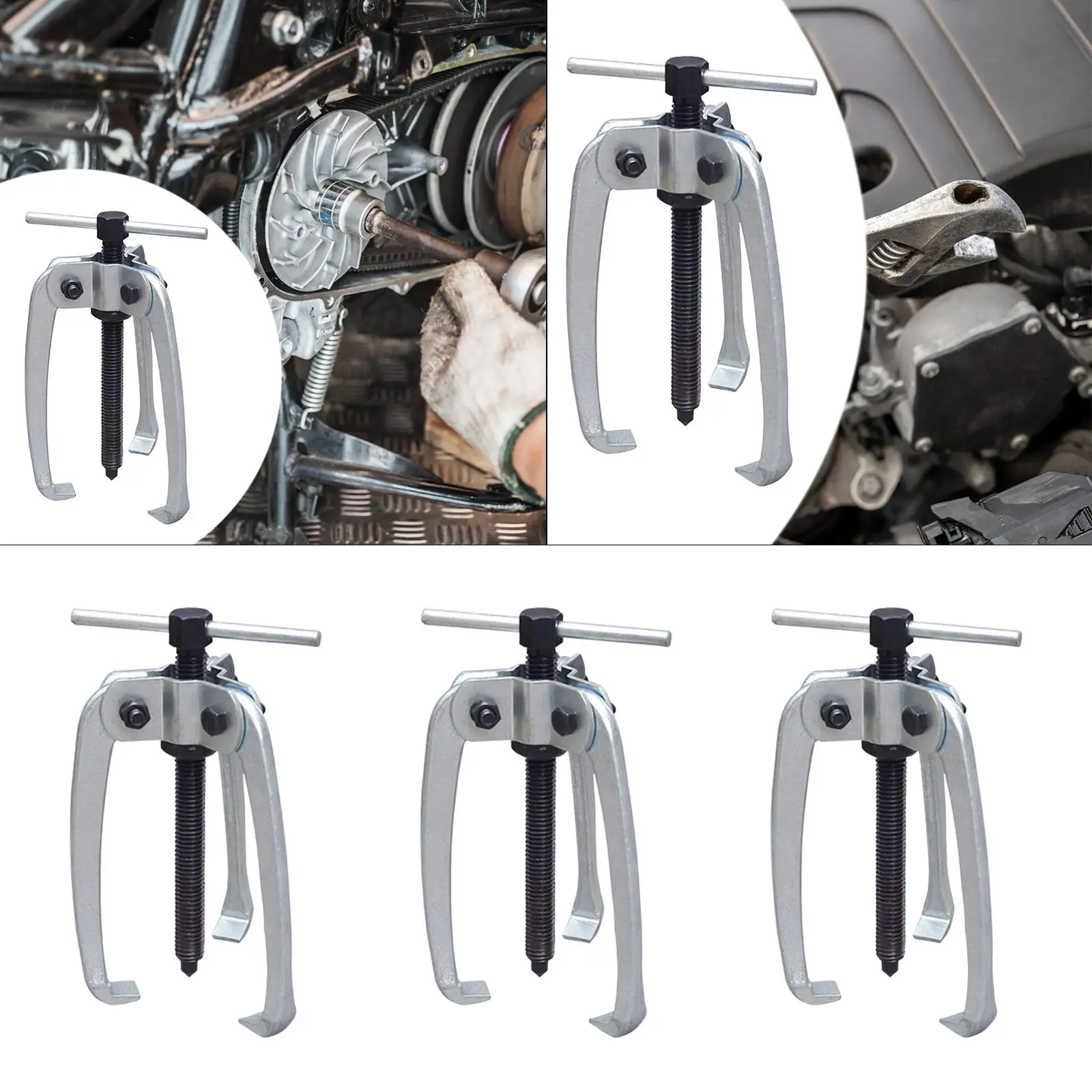 Bearing Puller Jaw Puller Professional Accessory Multipurpose for Slide Gears Pulley and Flywheel Mini Jaw Puller Removing Tool