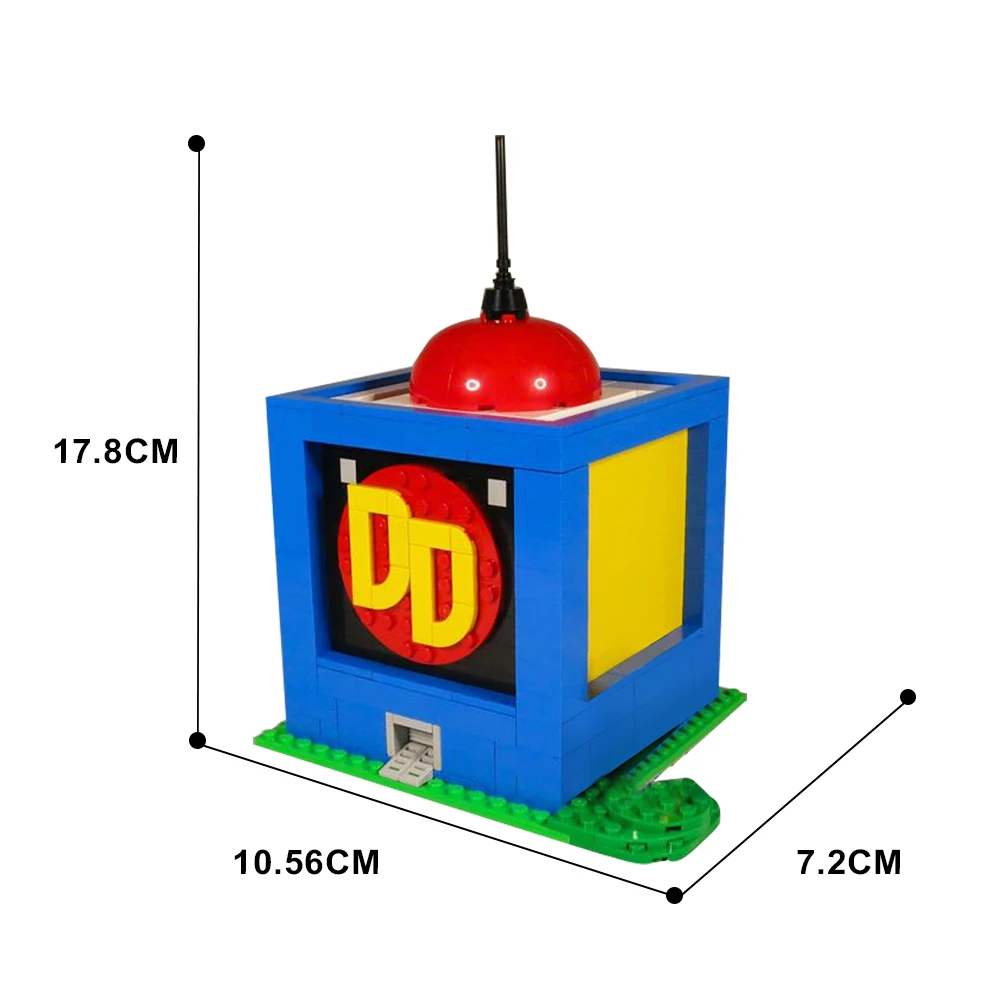 Caixa De Armazenamento De Dinheiro De Pato, Tio Patinhas, Caixa De Dinheiro, Blocos De Construção, Caixa De Animação, Modelo DIY, Onkel, Geldspeicher Set, Brinquedos De Tijolo