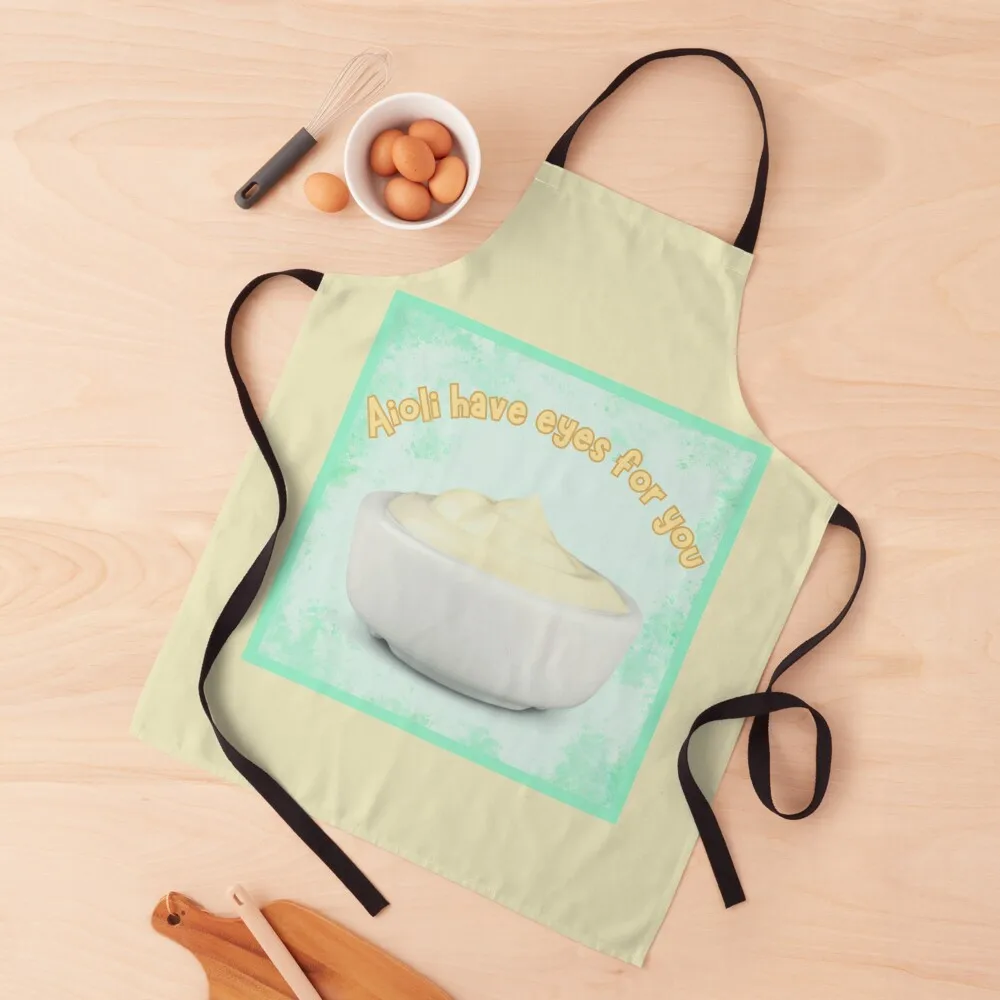 

Aioli have eyes for you Apron kitchen clothes All For Kitchen And Home Kitchen Tools Accessories christmas cloths Apron