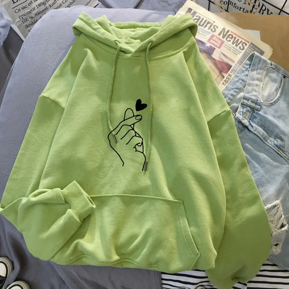 Casual Fleece Lined Hoodie Winter Warm Pullover Loose Fit Street Style Long Sleeve Sweatshirt Unisex Fashion Apparel