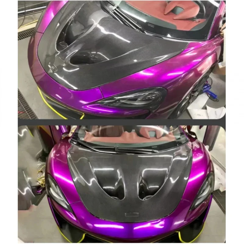 High Quality Carbon Fiber Engine Cover Bonnet Sport Styling Exterior Mod Parts Fit Sport Car