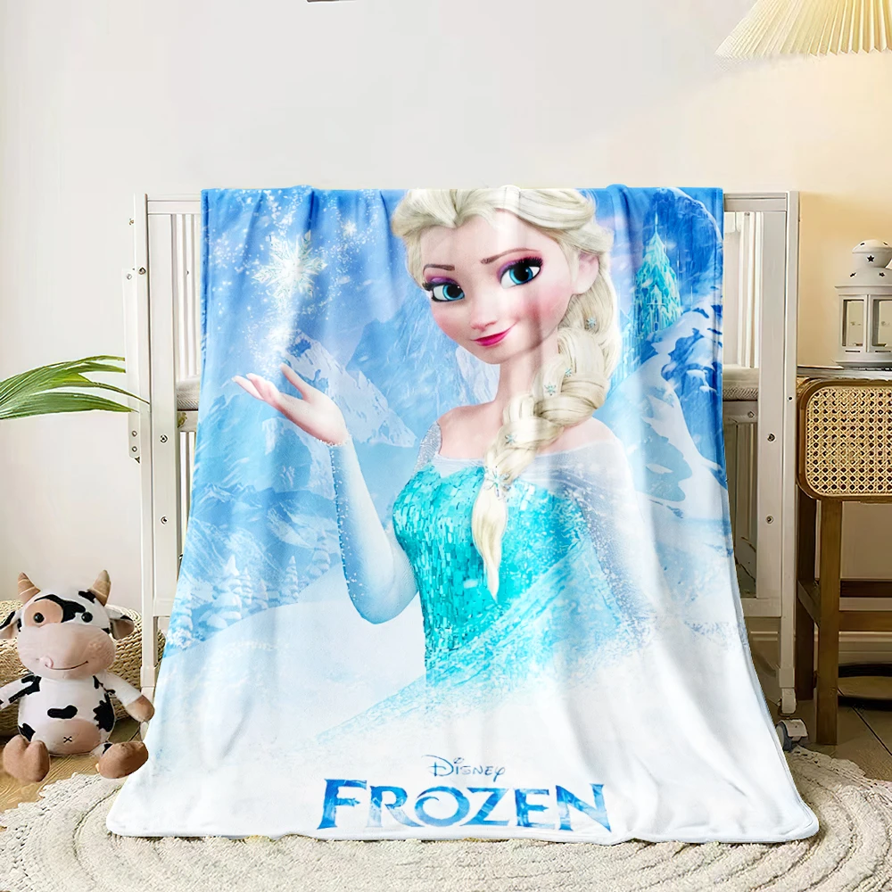 Frozen Art Blanket.cute Seasonal blankets. Used for sofas, beds, living rooms, travel picnics, blankets, gifts, thin blankets