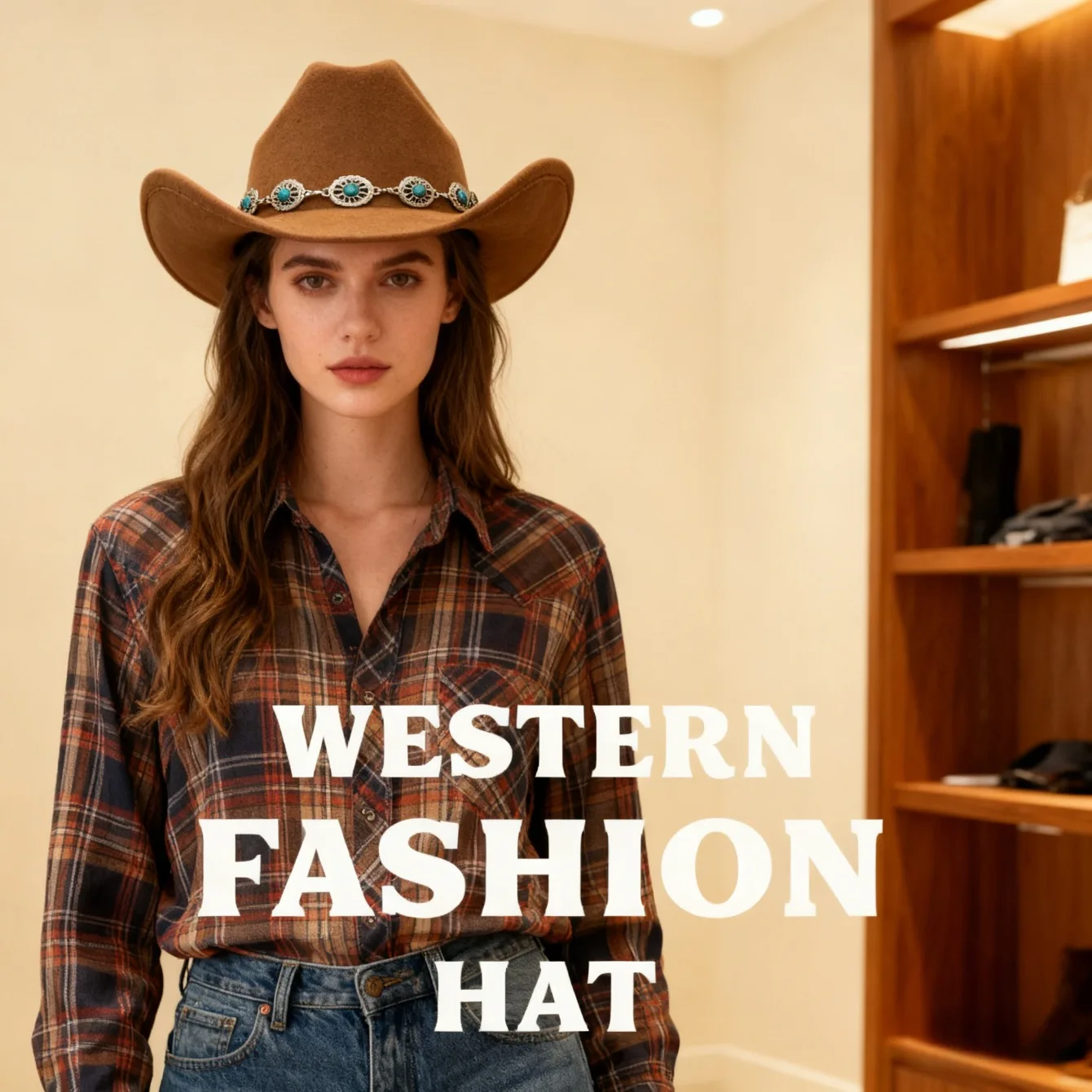 

Широкополый цилиндр в богемном стиле в стиле ретро — модный бирюзовый пояс и комплект лент для шляпы