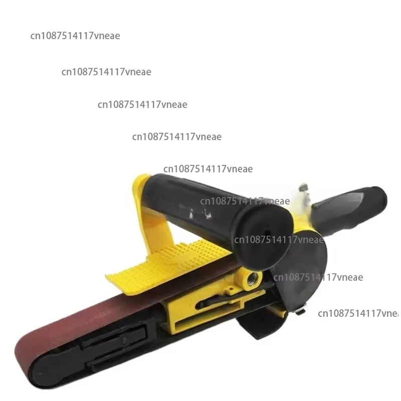 30mm Pneumatic Belt Sander Polishing Machine Air-Driven Grinding Machine Abrasive Polisher Sanding Machine