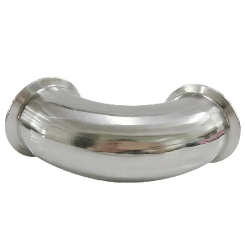 304 Aço Inoxidável Vacuum Elbow Pipe Fitting Fit Tri Clamp