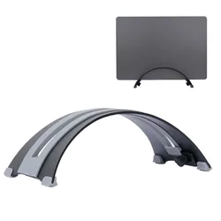 Laptop Stand Vertical Aluminum Alloy Fully Silicon Protective Width Adjustable Suitable for Laptops from 10MM to 22MM