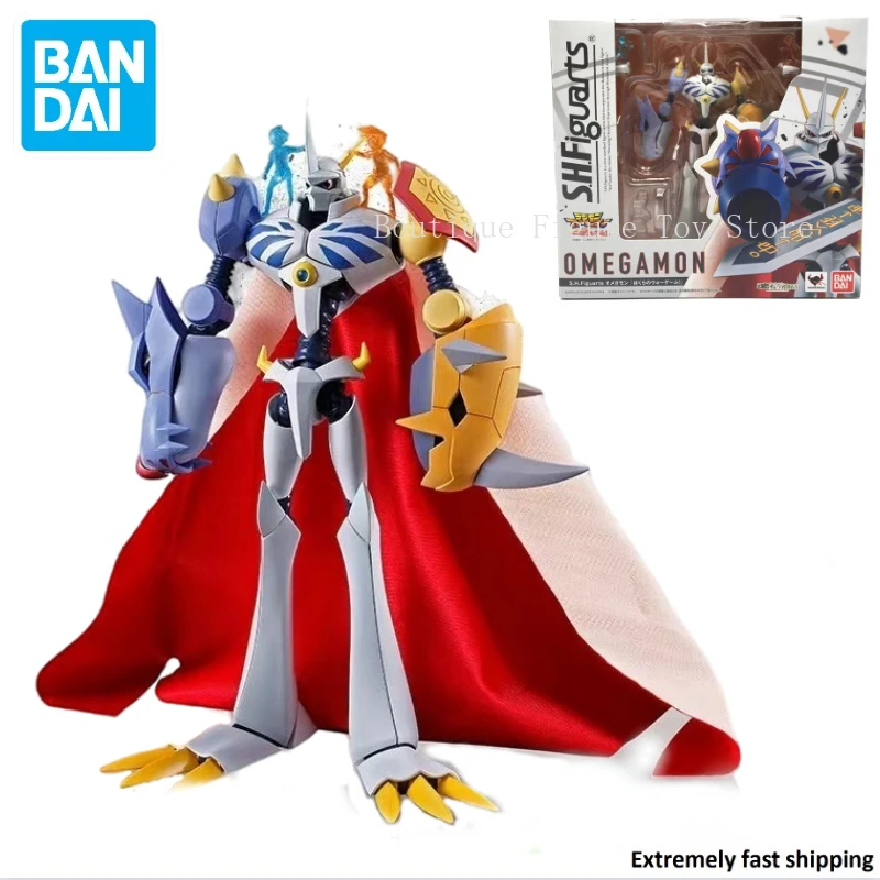 

In Stock Original Bandai Digimon Adventure Our War Game S.H.Figuarts Omegamon Out of Print Action Figure Anime Model Toy Gift