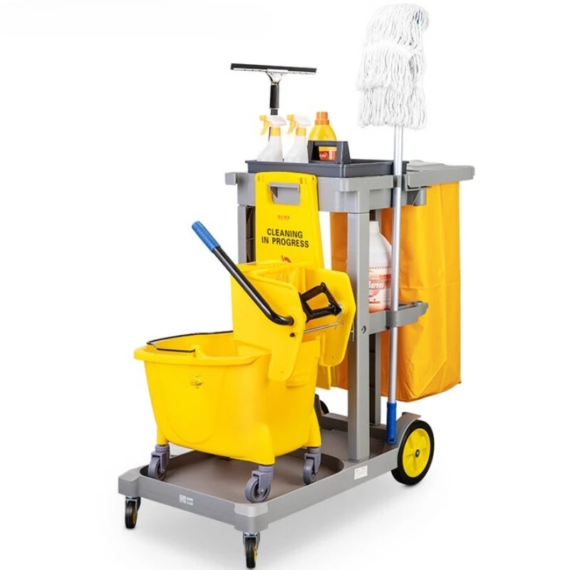 Multifunctional trolley Cleaning cart Cleaning  Tool  Linen  Hotel rooms Hotel property Special cleaning