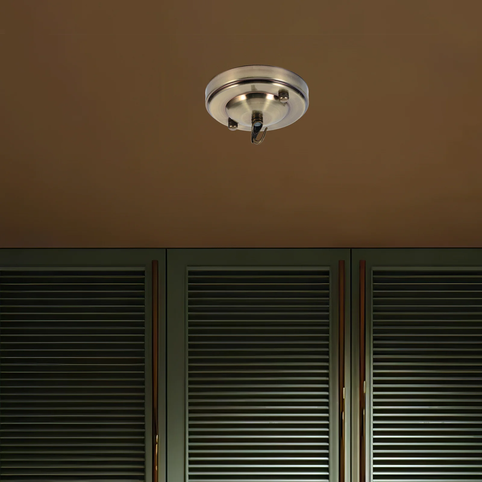 

Durable Metal Ceiling Hooks for Pendant Light Fixtures Heavy Duty Chandelier Mounting Plates Vintage Swag Hooks